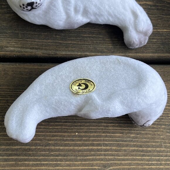 Vintage Flocked Seals White Hong Kong Fuzzy 3.5" figures NOS Decor lot of 15 - Picture 4 of 15